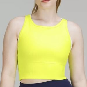 Lululemon power pivot ribbed tank top